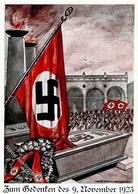 Propaganda WK II Zum Gedenken Des 9. Novembers 1923 Sign. Friedmann, Hans Künstlerkarte I- - Weltkrieg 1939-45
