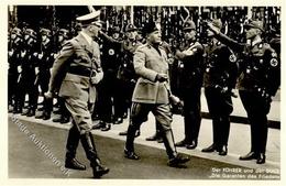 Mussolini WK II Hitler PH  Foto AK I-II - Weltkrieg 1939-45