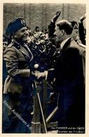 Mussolini WK II Hitler PH M1 Foto AK I-II - Oorlog 1939-45