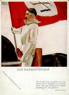 Hitler Der Bannerträger WK II Sign. Lanzinger, H. I-II (Stauchung) - Guerre 1939-45