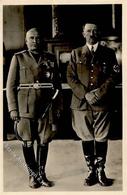 Hitler Mussolini WK II  Foto AK I-II - Weltkrieg 1939-45