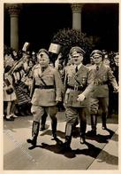 Hitler Und Mussolini WK II Foto-Karte PH M4 I-II - War 1939-45