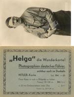 HITLER WK II - HELGA Die Wunderkarte - Leuchtet Sichtbar Auch Im Dunkeln! Mit Umschlag!! I Selten! - Guerre 1939-45