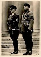 Hitler WK II Mussolini Foto AK I-II - Weltkrieg 1939-45