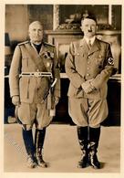 Hitler WK II Mussolini PH 25 Foto AK I-II - Guerre 1939-45