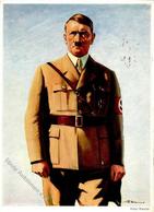 Hitler WK II Sign. Wasner, A. Künstlerkarte I-II - War 1939-45