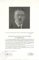 Hitler WK II Zur Erinnerung An Das Ringen 1932 Um Die Wahl Des Reichspräsidenten I-II - Weltkrieg 1939-45