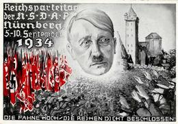 Reichsparteitag Nürnberg (8500) 1934 Hitler I-II (kleiner Eckbug) - Guerre 1939-45