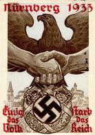 Reichsparteitag Nürnberg (8500) WK II 1933 I-II (fleckig) - War 1939-45