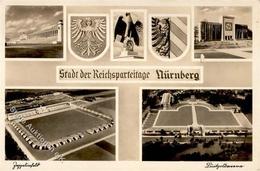 Reichsparteitag Nürnberg (8500) WK II Fliegeraufnahme Foto AK I-II - Oorlog 1939-45