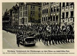 RP NÜRNBERG WK II - Vprbeimarsch Der Gliederungen Vor Dem Führer Am Adolf-Hitler-Platz I-II - Guerre 1939-45