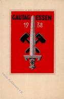 ESSEN WK II - NSDAP GAUTAG 1938 - Seidenkarte I - Oorlog 1939-45