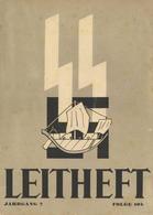 SS WK II Buch SS-Leitheft Kriegsausgabe Jahrg. 7 Folge 10b Hrsg. Der Reichsführer SS 26 Seiten Div. Abbildungen II (flec - Oorlog 1939-45