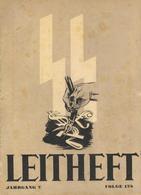 SS WK II Buch SS-Leitheft Kriegsausgabe Jahrg. 7 Folge 12b Hrsg. Der Reichsführer SS 26 Seiten Div. Abbildungen II (flec - Oorlog 1939-45