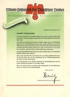 WHW WK II Weihnachtsbrief 1937 I-II (fleckig) - Guerra 1939-45