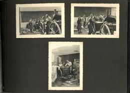 WK II Album Mit über 90 Fotos Div. Formate Ausbildung Und Einmarsch Nach Österreich I-II - Guerre 1939-45