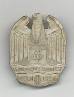 WK II Anstecknadel Köln (5000) 14. Deutsches Turnfest 1928 I-II - Guerre 1939-45