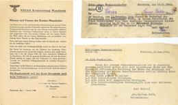 WK II NSDAP Mannheim (6800) Lot Mit 3 Belegen - Weltkrieg 1939-45