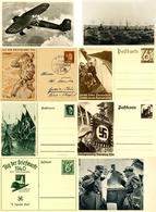 WK II Propaganda Hitler Usw. Partie Mit Circa 70 Ansichtskarten Dabei Circa 40 Ganzsachen I-II - Guerre 1939-45