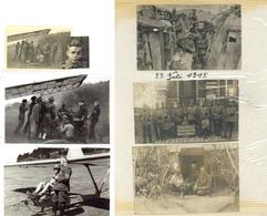 WK II Und WK I Partie Mit Circa 300 Fotos Und Foto-Karten Div. Formate Dabei U.a. RAD Arbeitsbuch U. Anstecknadel I-II - Guerre 1939-45