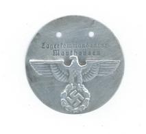 WK II Verschlussmarke Für Dienstpost Mauthausen Lagerkommandatur I-II - War 1939-45