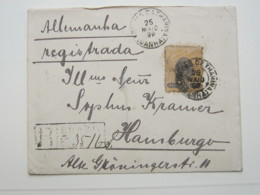 1899 , Registrada  A Allemanha - Storia Postale