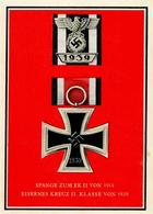 Orden WK II Spange Zum EK II Von 1914 U. EK II Von 1939 Ansichtskarte  I-II - Guerre 1939-45