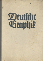 Buch WK II Deutsche Graphik Büchergilde Gutenberg 1938 Mit 57 Abbildungen II (fleckig) - War 1939-45