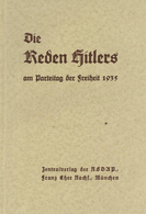 Buch WK II Die Reden Hitlers Am Reichsparteitag 1935 Zentralverlag Der NSDAP Franz Eher Nachf. 86 Seiten II - Guerre 1939-45