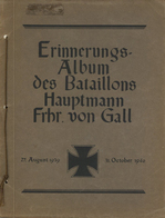 Buch WK II Erinnerungs-Album Des Bataillons Hauptmann Frhr. Von Gall August 1939 - Oktober 1940 Mit 30 Seiten Abbildunge - Guerre 1939-45