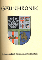 Buch WK II Gau Chronik Reichsarbeitsdienst Arbeitsgau XXIV Mittelrhein Handwerksarbeit Der Druckerei P. Straub KOblenz 8 - Weltkrieg 1939-45