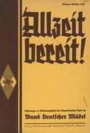 Buch WK II HJ Heft Allzeit Bereit Schulungs- U. Mitteilungsblatt BDM 1. Jahrgang Heft 2 Okt. 1933 II - War 1939-45