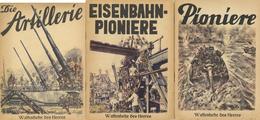 Buch WK II Lot Mit 6 Heften Waffenheft Des Heeres Hrsg. Oberkommando Des Heeres Deutscher Volksverlag Div. Abbildungen I - War 1939-45