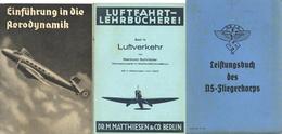 Buch WK II NS Fliegerkorps Lot Mit Schulungsmaterial U. A. Leistungsbuch Des NS Fliegerkorps Sowie 2 Weitere Lehrhefte U - Guerra 1939-45