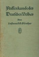 Buch WK II Rassenkunde Des Deutschen Volkes Günther, Hans, F. K. Dr. 1924 Verlag J. F. Lehmann 513 Seiten Sehr Viele Abb - Guerra 1939-45