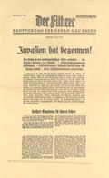 Buch WK II Sonderblatt Der Führer Hauptorgan Der NSDAP Gau Baden 1944 II - Guerre 1939-45