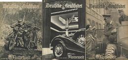 Buch WK II Zeitschrift Deutsche Kraftfahrt DDAC Motorwelt 10 Ausgaben 1939 - 1942  Hrsg. Prof. Oppermann Sehr Viele Abbi - Guerre 1939-45