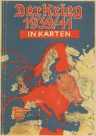 HEFT WK II - DER KRIEG 1939/41 In KARTEN - 95 Seiten Mit Vielen Farbigen!! LAND- Und Übersichtskarten 1942 I-II - Weltkrieg 1939-45