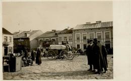 Judaika -  Foto-Ak, Hdschrftl. Marktplatz Von RYPIN Mit Juden I-II Judaisme - Jodendom