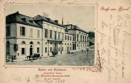 Judaika - 3.ZIONISTEN-KONGRESS BASEL 1899 - Kasino Und Musiksaal - Obere Linke Ecke Gestoßen II Judaisme - Judaisme