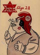 Judaika Antisemitismus JUDA Frankreichs Juden Folge 28, Zutiefst Antijüdische Karikatur Aus Einer Serie Von 88 Postkarte - Judaisme
