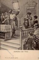 Judaika Aufheben Der Tora Künstlerkarte I-II Judaisme - Judaisme