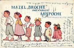 Judaika Mazel Broche Und A Grosse Mispoche 1907 I-II (fleckig) Judaisme - Judaisme