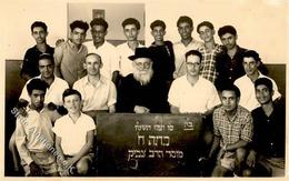 Judaika Rabi Tsadik Schule Foto AK I-II Judaisme - Judaisme