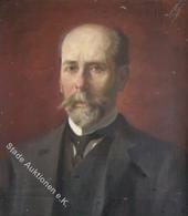 Marine Diederichs, Otto Von Admiral 1843-1918 Nachlaßsammlung Mit 1 Orig. Gemälde Gerahmt Ca. 62 X 55 Cm Portrait Auf Le - Marines