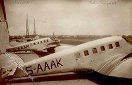 JUNKERS - 2 Junkers G 23 Vor Den Hallen D. Flughafens BERLIN-TEMPELHOF I - Andere & Zonder Classificatie