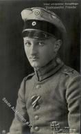 Sanke, Pilot Nr. 648 Francke Vizefeldwebel Foto AK I - War 1914-18