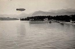 Ballon Ville De Lucerne Foto AK 1910 I-II - Fesselballons