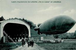 Ballon Ville De Lucerne I-II (Klebereste RS) - Fesselballons