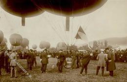 Ballon Zürich (8000) Schweiz Gordon Benett Wettfliegen Foto AK 1909 I-II - Montgolfières